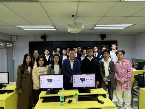 去同善堂中學進行科創培訓